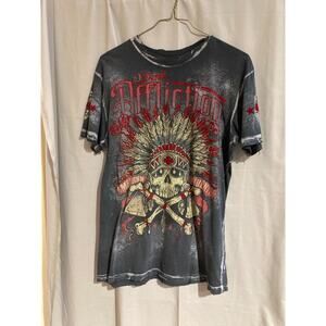 Affliction Med Y2K Vintage Graphic T-shirt All Over Print AOP TR6002